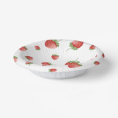 Strawberry Birthday Pappteller (Gewinkelt)