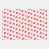 Strawberry Birthday Party Berry Sweet Geschenkpapier Set (Vorderseite)