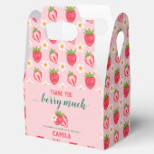 Strawberry Birthday Party Danke Berry Much Geschenkschachtel (Geöffnet)