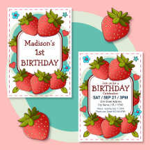 Strawberry Birthday Party