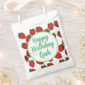 Strawberry Birthday Party Thema Geschenktütchen (Ausgeschnitten)