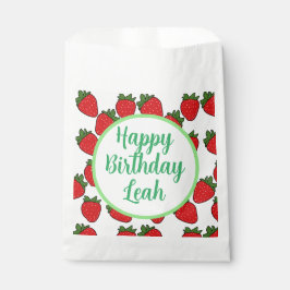 Strawberry Birthday Party Thema Geschenktütchen