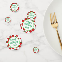 Strawberry Birthday Party Thema Konfetti