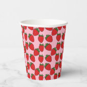 Strawberry Birthday Party Thema Papier Cups Pappbecher (Rechts)