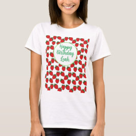 Strawberry Birthday Party Thema T-Shirt
