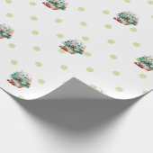 Strawberry Birthday Party Thema Umpackpapier Geschenkpapier (Ecke)