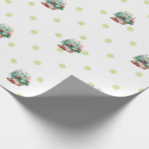 Strawberry Birthday Party Thema Umpackpapier