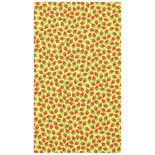 Strawberry Birthday Party Tischdecke (Vorderseite)