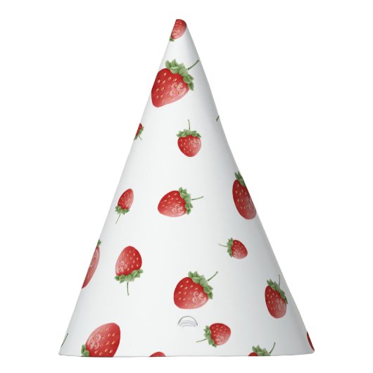 Strawberry Birthday Partyhütchen (Rechts)