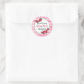 Strawberry Birthday Sticker oder Favor Tag (Tasche)