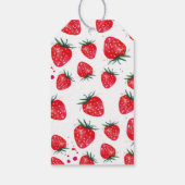 Strawberry Birthday Vielen Dank für Ihr Interesse Geschenkanhänger (Rückseite)