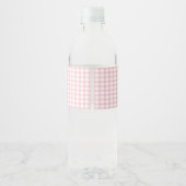Strawberry Birthday Water Flasche Label Berry Swee Wasserflaschenetikett (Rückseite)