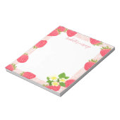 Strawberry Blank Peach Notizblock (Rotiert)