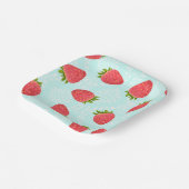 Strawberry Blue Pappteller (Gewinkelt)