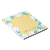 Strawberry Blue Yellow Notizblock (angewinkelt)