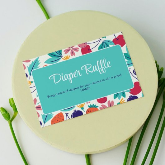 Strawberry Blueberry Berry Sweet Baby Dusche Begleitkarte