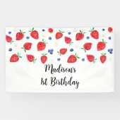 Strawberry Blueberry Birthday Banner (Horizontal)