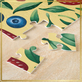 Strawberry Blueberry Muster für Wasserfarbe Puzzle