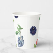 Strawberry Blueberry Shower Paper Cups Pappbecher (Rechts)