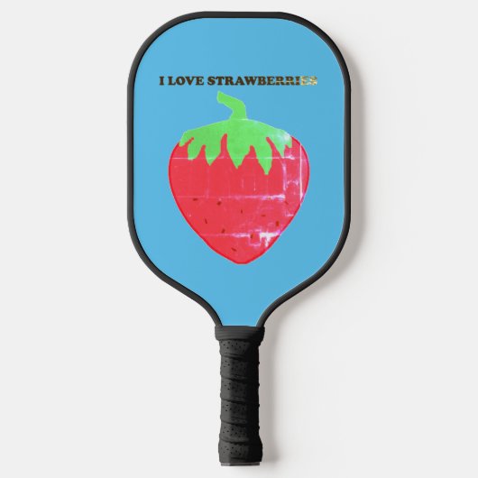 Strawberry Blues Pickleball Schläger (Vorderseite)