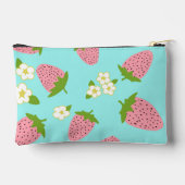 Strawberry-Blume-Make-up/Bleistifttasche Zubehörtasche (Rückseite)