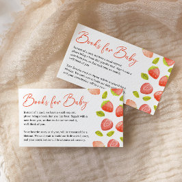 Strawberry Books für Baby Berry Sweet Baby Showroo Begleitkarte