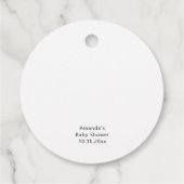 Strawberry Bow Pop, wenn sie Pop Geschenkanhänger (Rückseite)