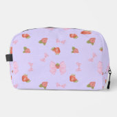 Strawberry Bow Waschbeutel (Vorderseite)