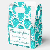 Strawberry Boy Erste Geburtstagsparty Danke Geschenkschachtel (Geöffnet)