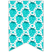 Strawberry Boy Erster Geburtstag Meilensteine Foto Wimpelkette (Erste Fahne)