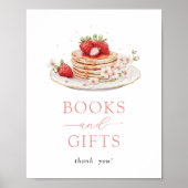 Strawberry Brunch Baby Duschbücher und Geschenke Z Poster (Vorne)