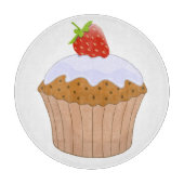 Strawberry Bun Cute Schneidebrett (Vorderseite)