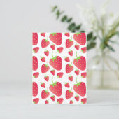 Strawberry Bunch Postkarte (Stehend Vorderseite)