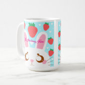Strawberry Bunny Kaffeetasse (Vorderseite Links)