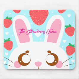 Strawberry Bunny Mousepad