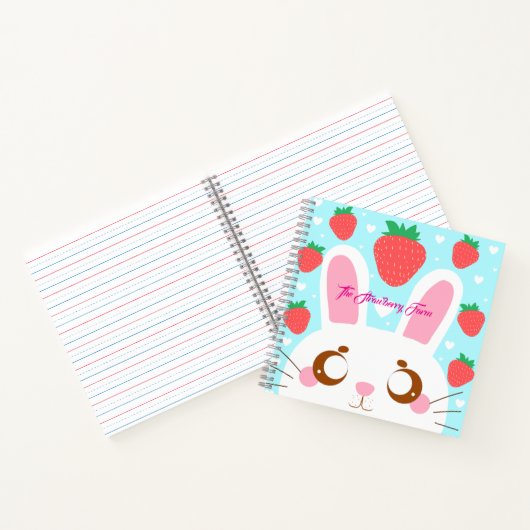 Strawberry Bunny Notizblock (Innenseite)