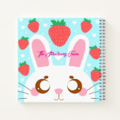 Strawberry Bunny Notizblock (Rückseite)