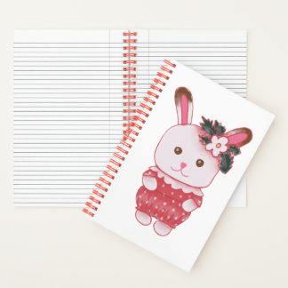 Strawberry Bunny Notizblock