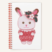Strawberry Bunny Notizblock (Vorderseite)