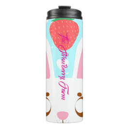 Strawberry Bunny Thermosbecher