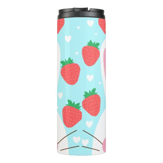 Strawberry Bunny Thermosbecher (Rückseite)