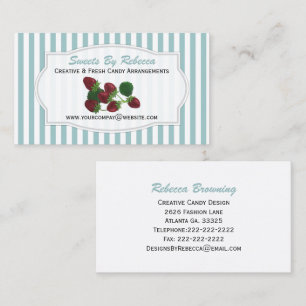 Strawberry Business Card Visitenkarte