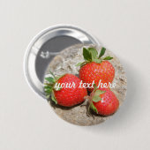 Strawberry Button (Vorne & Hinten)