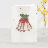 Strawberry Cake Karte (Gelbe Blume)