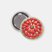 Strawberry Cake Magnet (Vorderseite/Rückseite)