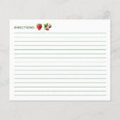 Strawberry Cake Recipe (Rückseite)