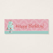 Strawberry Cake Skinny Gift Tag (Rückseite)