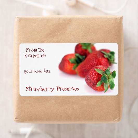 Strawberry Canning Labels (Insitu)