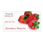 Strawberry Canning Labels (Vorne)