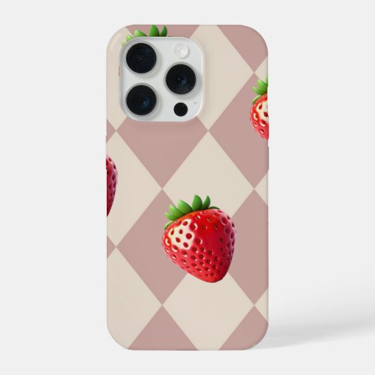 Strawberry Case for iPhone 15 Pro by Case Hülle (Rückseite)